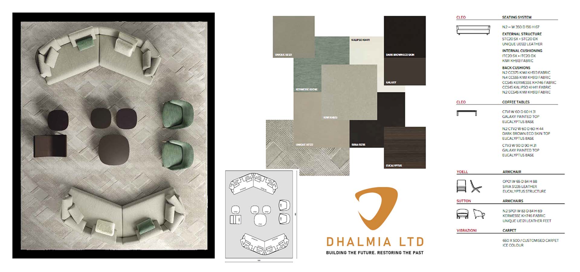 Mood boards and textures